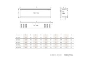 Cascade 1600W 3-Sided Extra Deep Electric Fireplace - Image 9
