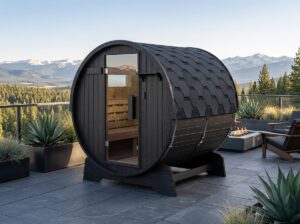 Vista Mini 4 Person Traditional Sauna - Image 7