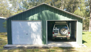 Double Garage 6.6m x 7.2m x 3.7m Widespan Roller Door Workshop - Image 3