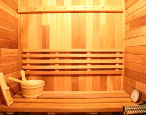 Garden Red Cedar Barrel Sauna Room Outdoor Barrel Cube Dry Steam Sauna Room For 2/4/6 Persons - Image 5