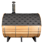 High Quality Barrel Sauna Red Cedar Outdoor Sauna Room Steam Wet Sauna - Image 3