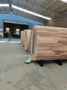 Outdoor Wooden Barrel Sauna Steam Room for Home & Garden | Finnish Wet Steam Bath | 4-6 Person Custom Log Sauna Cabin - Image 6
