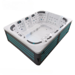 Big Size Garden 12 Person Luxury Swim Spa Whirlpool Bathtub Outdoor Hot Tub With Automatic Cleaning Function - Image 3