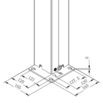 Luxi Living Atlantic Manual Freestanding Louvre Roof Pergola - Image 10