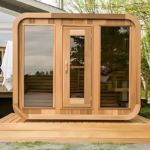 Garden sauna room with outdoor wooden dome for 4-6 people - Image 2
