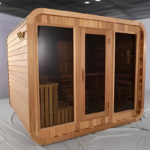 Garden sauna room with outdoor wooden dome for 4-6 people - Image 3