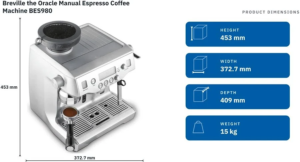 Breville the Oracle Dual Boiler Coffee Machine - Image 8