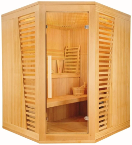 3 Person Finnish Indoor Corner Traditional Steam Sauna