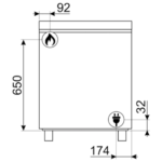 Smeg 70cm Freestanding Dual Fuel Cooker cs7gmxa - Image 12