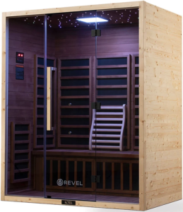 Revel Kora 3 Person Far Infrared Sauna Next Gen - Image 9