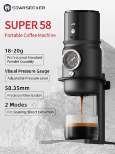 STARSEEKER Super58 Portable Electric Espresso Machine Travel Coffee Maker For Camping - Image 3