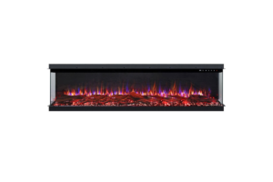 Cascade 1600W 3-Sided Extra Deep Electric Fireplace - Image 3