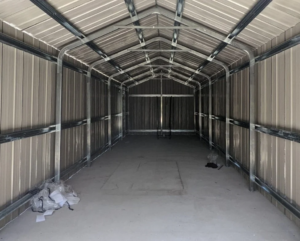 Garage Workshop Shed 9.12m x 3.6m x 3m Side Double Doors + PA... - Image 5