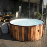 Hot Tub 208*65CM Outdoor Indoor Bubble Hot Tub Hang-up Model - Image 3