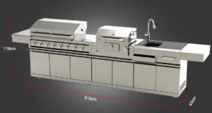 MASTER GRILL ULTIMATE 3-piece MODULAR