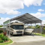 Carport 6.23 x 7.6 x 4.27m Backyard Boat Portable Vehicle Shelter - Image 4