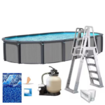 Easton 52″ Complete Oval Above Ground Pool Package lespedg