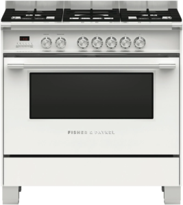 Fisher & Paykel 90cm Dual Fuel Freestanding Cooker or90scg4w1