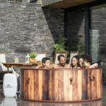 Hot Tub 208*65CM Outdoor Indoor Bubble Hot Tub Hang-up Model - Image 4