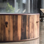Hot Tub 208*65CM Outdoor Indoor Bubble Hot Tub Hang-up Model - Image 5