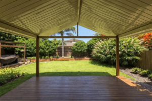 Free Standing V-Line Gable Patio Carport in Footings - Image 3