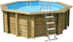 Ubbink Sunwater wooden pool 3.60 x 1.20 m (H) – Liner color