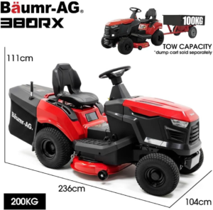 BAUMR-AG 38" Ride On Mower Tractor Electric Start - Image 2