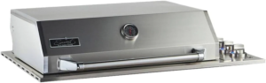 Smart 4-Burner Drop-In Gas BBQ With Slimline Hood and Drop-In Side Burner