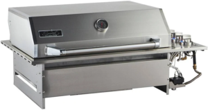 Smart 4-Burner Drop-In Gas BBQ With Slimline Hood and Drop-In Side Burner - Image 7