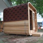 Customized Sauna Room Wooden Traditional 2-3 Person Canadian Barrel Hemlock Red Cedar Outdoor - Image 6