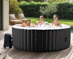 Inflatable Hot Tub - Outdoor Hot Tubs 2 to 4 Person, Portable Blow Up Spa Square Portable Hot Tub, 120 Soothing Bubble - Image 2